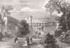 NORTHUMBERLAND HOUSE. The garden front. London 1874 old antique print picture