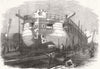 MILLWALL. Remains of the floating battery Etna at Messrs. Scott Russell's 1855