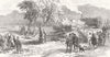 SCOTLAND. Removing trees by steam-power on the waste lands of Shiness 1874