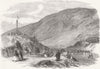 VALE OF CONWY. Meeting of Welsh bards at Kings Lynn Geirionydd. Wales 1865
