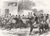 CAMBRIDGESHIRE. Arrival of the Prince and Princess Of Wales 1870 old print