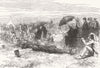 WIMBLEDON. The Canadian Rifles. London 1872 old antique vintage print picture