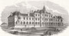 SCOTLAND. The Glasgow Institution for the deaf and dumb 1869 old antique print