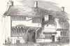 YEOVIL. The Old George Inn. Somerset 1853 antique vintage print picture