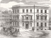 BUCKINGHAM GATE. New Office of the Duchy of Cornwall. London 1855 old print