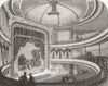 STRAND. The new Globe Theatre. London 1869 old antique vintage print picture