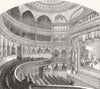 STRAND. The Gaiety Theatre. London 1869 old antique vintage print picture