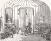IRELAND. Queen's visit to the Dublin Exhibition 1853 old antique print picture