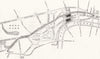 LONDON. Proposed tube line/road/site for the Law Courts. Carey-Street. 1869 map