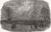 LONDON. Fireworks at the Merchant Seaman's Orphan Asylum, Bow-Road 1850 print