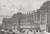 KNIGHTSBRIDGE. The new Cavalry Barracks. London 1880 old antique print picture
