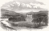 SCOTLAND. Duff House, near Banff, the seat of the Earl Of Fife 1871 old print