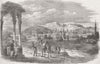 UKRAINE. Karasu Bazar Between Kerch and Simferopol 1855 old antique print