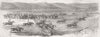UKRAINE. Grand Military Steeplechase in the Crimea 1856 old antique print