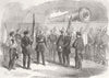 FINLAND. Bomarsund. Russian Governor Surrendering 1854 old antique print