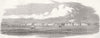 RUSSIA. Anapa, on the Coast of Circassia 1854 old antique print picture