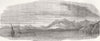 UKRAINE. Kaffa Bay 1854 old antique vintage print picture