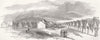 FRANCE. Sketch of portion of The Camp at St Omer 1854 old antique print