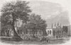 INDIA. Exhibition Building at Agra 1867 old antique vintage print picture