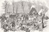 HOSPITALITY. Ovens for Victualling French Troops 1854 old antique print