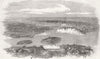 ROMANIA. Giurgiu 1854 old antique vintage print picture