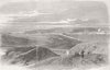 UKRAINE. Sevastopol North Side 1856 old antique vintage print picture