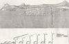 UKRAINE. Section of Mons Mithridates & Panticapaeum 1856 old antique print