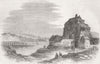 FRANCE. Ambleteuse Boulogne in the Distance 1856 old antique print picture