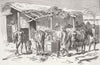 EGYPT. Wounded Horses of the Bengal Cavalry 1882 old antique print picture