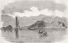 CHINA. Bocca Tigris and The Bogue Forts 1857 old antique vintage print picture
