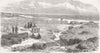 BULGARIA. Arab Tabia, Silistra 1857 old antique vintage print picture