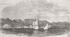 IRAN. Bassadore, Island Of Kishim, Persian Gulf 1857 old antique print picture