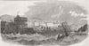 ITALY. Civita Vecchia 1849 old antique vintage print picture