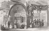 CLERGY. Tomb of Mussulman 1870 old antique vintage print picture