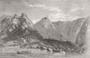 INDIA. Barren Island, in the Bay of Bengal 1858 old antique print picture