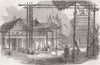 SRI LANKA. Ball Kandy for Gov, Library 1852 old antique vintage print picture