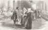 TURKEY. Sisters of Charity(St Benoit), Hospital, Pera 1854 old antique print