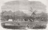 INDONESIA. Aceh War. Ft & Village of Pedir, Aceh 1873 old antique print