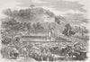 SRI LANKA. Unveiling statue of Sir Henry Ward, Kandy 1868 old antique print