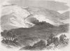 PAKISTAN. Punjab. The Village, Fort Dilboree 1868 old antique print picture