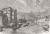 INDIA. Bishop of Kolkata at Srinagur, Kashmir 1868 old antique print picture