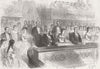 FRANCE. Imperial Box, Theatre of Palace 1868 old antique vintage print picture