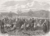AUSTRIA. Austrian Prisoners From Battle Of Sadova 1866 old antique print