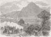 ITALY. Capture of Darzo & Storo by Garibaldians 1866 old antique print picture