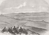 DENMARK. Schleswig. Forts at Dybbøl, Sentries 1864 old antique print picture