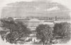 INDIA. The New Mint, Mumbai 1867 old antique vintage print picture