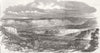 UKRAINE. The Valley of Inkerman 1855 old antique vintage print picture