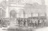 AUSTRIA. Archduke Maximilian, Strasbourg stn, Paris 1856 old antique print