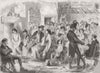 IRELAND. Allhallow Eve in Kilkenny c1859 old antique vintage print picture