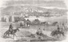 UKRAINE. Balaklava Railway-The Bazaar at Kadykovka 1855 old antique print